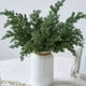 thumbnail image 4 of Rama de pino verde artificial de 35 cm | Tallos de pino navideños realistas y flexibles con alambre flexible | Decoración navideña impermeable para coronas, árboles y jarrones para uso en interiores, 4 of 6