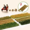 thumbnail image 3 of Miniatura de hierba Mini campo de arroz Modelo Ferrocarril Jardín Micro paisaje F Zulema micro hojas de paisaje, 3 of 8