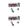thumbnail image 3 of Maytalsory PCI-E Riser Board 1x to 16x Extender Adapter with 6-pin 4-pin SATA Interface red 2Set, 3 of 6