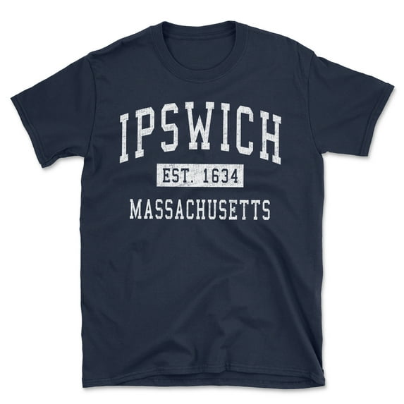 Ipswich Massachusetts Classic Established Men's Cotton T-Shirt