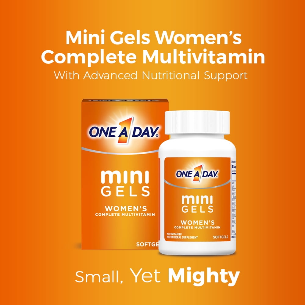 One A Day Women's Mini Gels, Multivitamins for Women, 80 Ct
