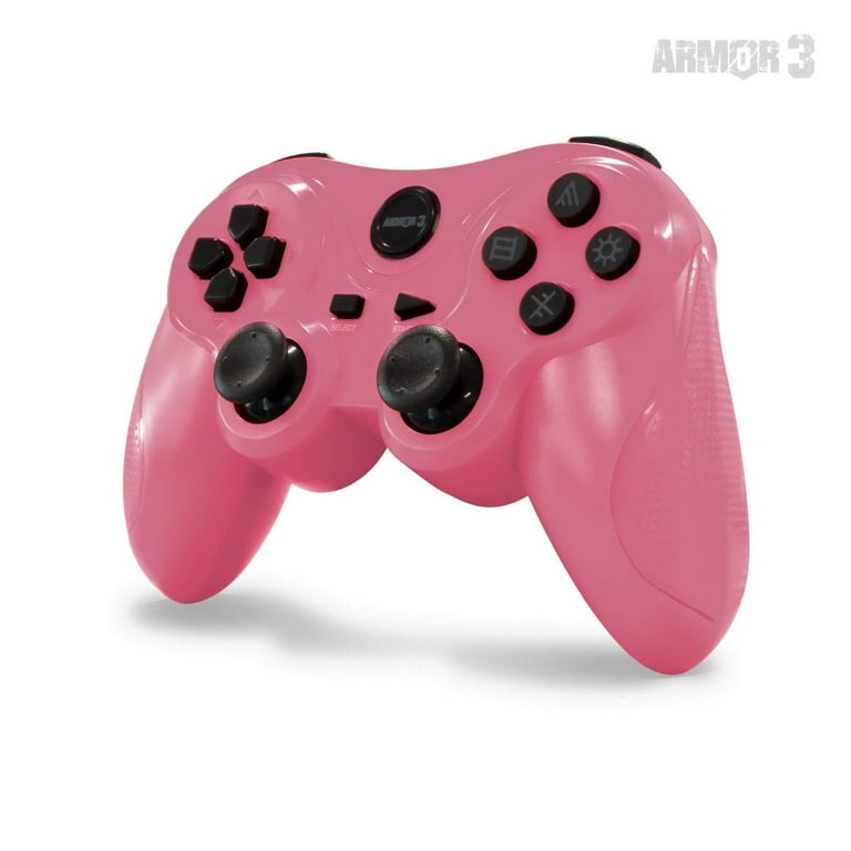 Armor3 NuPlay PS3 Wireless Game Controller Pink For PS3