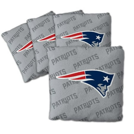 NFL New England Patriots Cornhole Bags - 4PK - Grey
