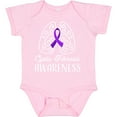 thumbnail image 3 of Inktastic Cystic Fibrosis Awareness with Ribbon and Lungs Boys or Girls Baby Bodysuit, 3 of 5