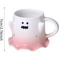 thumbnail image 3 of Ceramic ghost mug, Halloween Creative Spooky Cup with Cute Face, Cute Mug for Men, Women & Teens - Microwave & Dishwasher Safe (Blue), 3 of 13