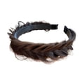 thumbnail image 1 of Diadema para El Cabello, Diadema Ancha, Peinado para El Cabello, Banda para El Cabello Gruesa, Banda para El Cabello para M Marron oscuro, 1 of 8