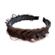 thumbnail image 1 of Diadema para El Cabello, Diadema Ancha, Peinado para El Cabello, Banda para El Cabello Gruesa, Banda para El Cabello para M Marron oscuro, 1 of 8