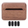 thumbnail image 2 of Wireless Earbuds Case Walnut Wood Hand Polished Shockproof Wireless Earbuds Protective Cover for Freebuds Pro2, 2 of 2