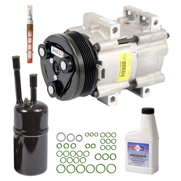 For Ford Escort 1998 1999 2000 2001 2002 OEM AC Compressor w/ A/C Repair Kit - BuyAutoParts
