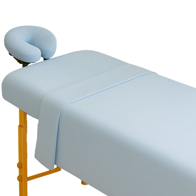 Kit Spa 3 Pzas Sábanas Para Cama De Masaje - Baby Blue