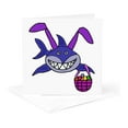 thumbnail image 5 of 3drose, Funny Cute Shark with Easter Basket and Bunny Ears, 12 Greeting Cards with Envelopes, 5 of 7