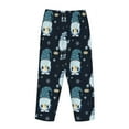 thumbnail image 5 of Kll Womens Gnome And Snowflakes Print Pajama Pants Soft Pajama Bottoms For Women Cozy Lounge Pants, 5 of 9