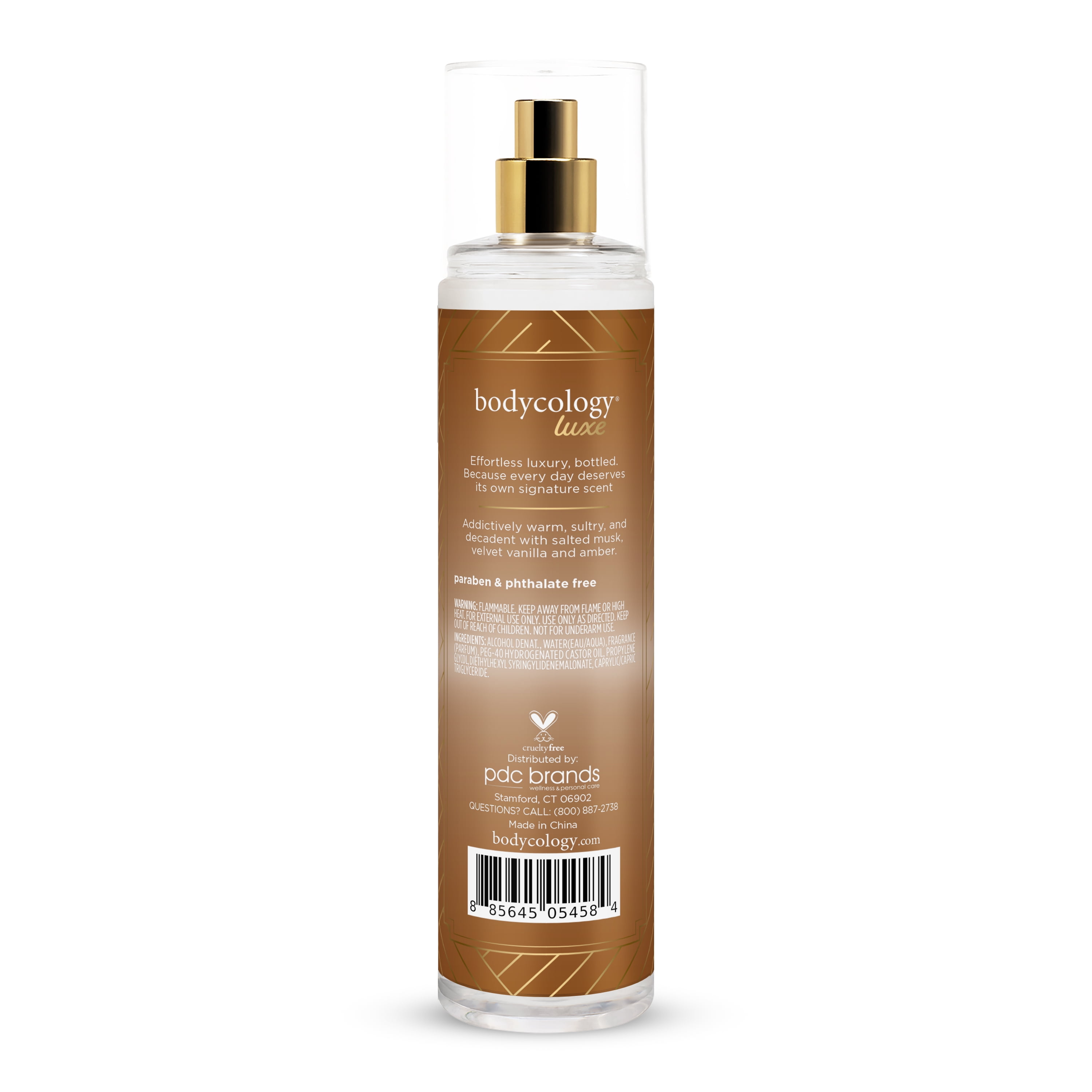 Bodycology Luxe Fragrance Body Mist, Vanilla Mischief, 8 fl oz