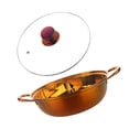 thumbnail image 1 of Olla caliente con divisor chino Shabu Shabu olla utensilios de cocina fácil de limpiar olla de acero inoxidable con divisor para el hogar fiesta hogar, 1 of 8