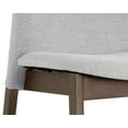 thumbnail image 3 of HADLEY DINING CHAIR - LIGHT GREY (Set of 2), 3 of 7
