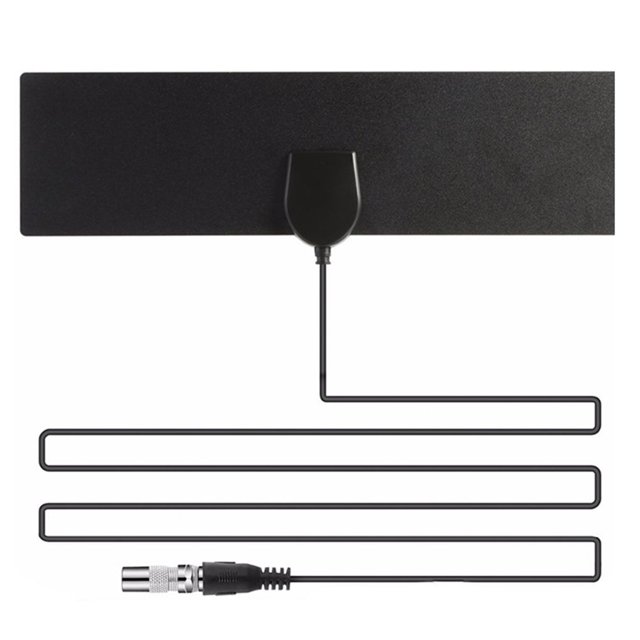 Antena de TV digital HD 4K 5 DBI Premium Mini DVB-T2 Antena de alta ganancia Antena de placa de 50 millas de largo alcance eigraketly TX0967-00B