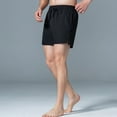 thumbnail image 5 of Men's Running Athletic Shorts Quick Dry Nylon Basketball Shorts Drawstring Waist with 2 Zipper Pockets, 5 of 8