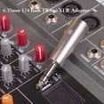 thumbnail image 1 of 1/2 Uds conector adaptador de micrófono estéreo conector niquelado adaptador de Audio Ehuebsd  Para estrenar, 1 of 3