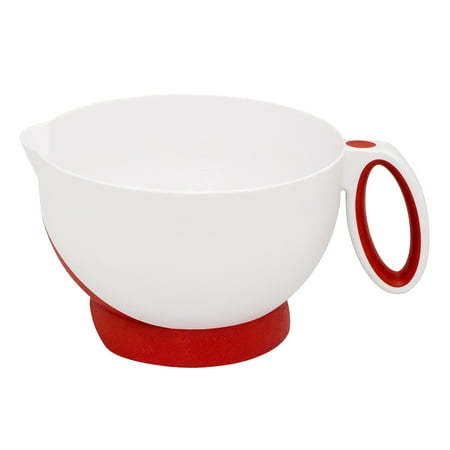 

Cuisipro Deluxe Batter Bowl Mixing With Handle And Measurements Red