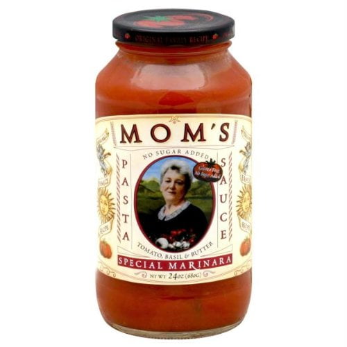 Mom's Pasta Sauce Special Marinara Sauce - Tomato, Basil and Cream - Case of 6 - 24 Fl oz.