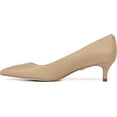 thumbnail image 3 of Sam Edelman Dori Soft Beige Slip On Pointed Toe Kitten Heel Fashion Pumps (Soft Beige, 8.5), 3 of 6