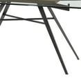 thumbnail image 6 of Armen Living Leah Glass Top Dining Table in Gray, 6 of 6
