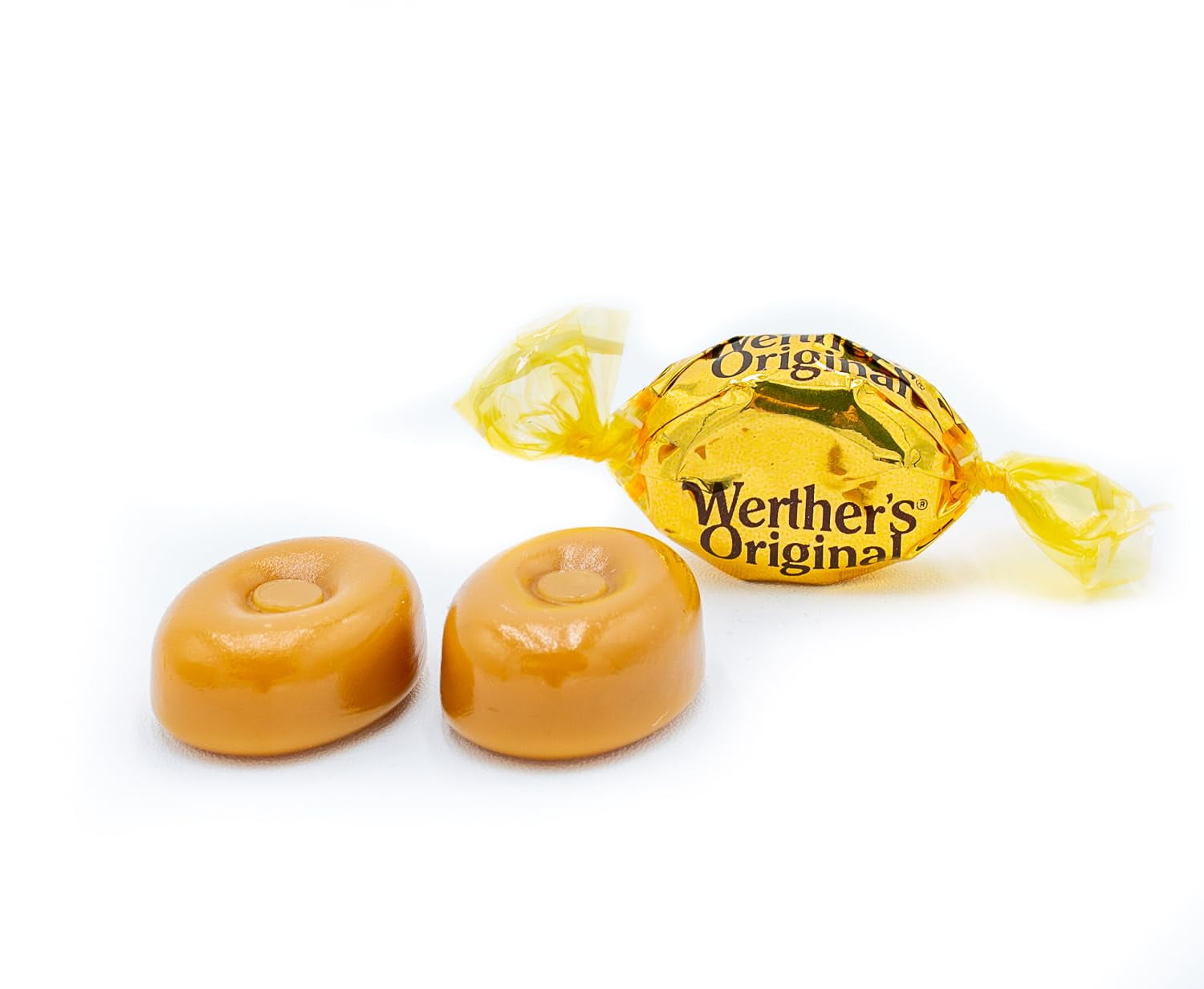 WERTHER'S ORIGINAL Hard Candy 2 lb – Bulk Bag, Classic Cream and Caramel Flavors, Individually Wrapped (166 Pieces)