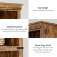 thumbnail image 7 of CazToi 5-Tier Bookshelf Farmhouse Bookcase Colonial Moulding 67.4"H x 31.4"W x 12.7"D, 7 of 7