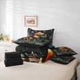 thumbnail image 6 of Manfei Mushroom Butterfly Twin Bedding Sets 7-Piece for Boys Girls,Bohemian Theme Bedding Comforter Set Microfiber,Starry Sky Breathable Sheet Sets,Super Cozy Room Decor,Reversible, 6 of 8
