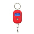 thumbnail image 1 of Kenally Báscula colgante Digital de 25Kg x 5g, Mini báscula electrónica con gancho para equipaje, retroiluminación LCD, colgante electrónico, pesaje Medidores de medidas dimensionales rojo Kenally GJ0423-02B, 1 of 6