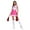 Pink, variant on Mardi Gras Outfits Women'S Cheerleading Outfit Gymnastics Outfit Five Color Sleeveless Soccer Baby Cheerleading Dress Blue M