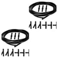 thumbnail image 1 of relayinert Black Quick And Easy Replacement Washer Hose Kit For Window Washer Hose Kit Front Windshield 2Set, 1 of 4