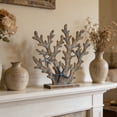 thumbnail image 5 of Mediterranean Style Wooden Coral Tree Tabletop Decor - Ocean Retro Hand Carved Natural Wood Sculpture, Coastal Beach Theme Decoration for Living Room Shelf Shelf Entryway, Housewarming Gift, 5 of 6