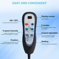 thumbnail image 6 of HOMEMASSA Back Massager, Electric Full Body Massager with Heat, Seat Cushion Massager Vibration Chair Pad for Home Car, Gifts, 6 of 8
