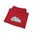 thumbnail image 3 of Chrome Cap Logo World Industries 2000s Skateboard Vintage Classic Hoodie Print - Cherry Red / XL, 3 of 5
