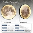 thumbnail image 4 of Lámpara de Pared LEDIARY Luna Regulable 30 cm con Control Remoto, 4 of 7