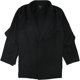 thumbnail image 1 of Chaqueta con volante Alfani para mujer, negra, mediana, 1 of 1
