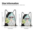 thumbnail image 2 of Sikiie Summer Gnome,Cute Gnome Print Drawstring Backpack Drawstring Bags, Draw String Back Bag for Sports, Gym, Travel, Swimming, Beach-Medium, 2 of 6