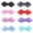 01-8 PCS (One Of Each Color), variant on 8 PCS Men's Grids Diamond Tip Pre-tied Bow Tie Wedding Party Business Bowties
