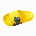 thumbnail image 3 of HCNTES Children Casual Slides Soft Comfortable Slippers Non-Slip Spring Summer Sandals for Indoor Outdoor Pool Beach Dailywear(L01-Yellow,1), 3 of 4