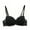 Black, variant on Lady Women Sexy Lace Push Up Bra Underwear Adjustment Support Bra Size 34A-36B