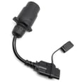 thumbnail image 5 of EU to US Trailer Light Converter 7 Pin Round Adapter European Trailer to 4 Pin Flat Socket Vehicle Tow Hitch Wire Plug, 5 of 5