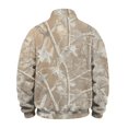 thumbnail image 7 of Havenx Mens Flannel Quarter Zip Up Pullover Long Sleeve Collared Pullover Sweater Mock Neck Camouflage Print Sweatshirt 2026 Fall Winter Casual Lightweight Soft Sweater Tops,Khaki XL, 7 of 7