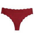 thumbnail image 3 of TrowBridge-Conjunto de bragas de 4 piezas para mujer, tangas de satén de seda sin costuras, ropa interior Sexy, lencería a la moda con borde ondulado a rayas, 3 of 4
