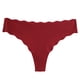 thumbnail image 3 of TrowBridge-Conjunto de bragas de 4 piezas para mujer, tangas de satén de seda sin costuras, ropa interior Sexy, lencería a la moda con borde ondulado a rayas, 3 of 4