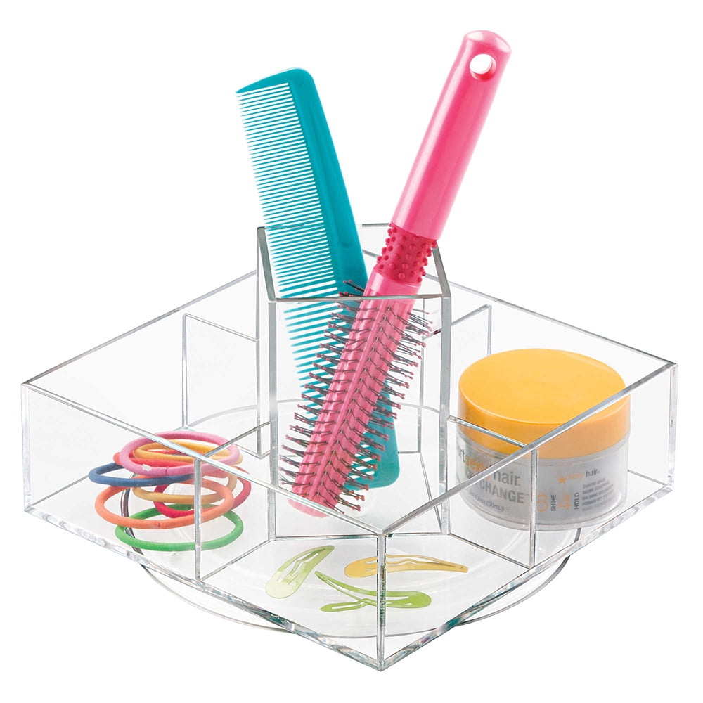OnDisplay Rotating Acrylic Cosmetic/Makeup Organizer Tray - Walmart.com