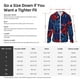 thumbnail image 5 of Fotbe Red White Blue Fireworks Chaqueta con Protección Solar UPF 50+ para Hombre y Mujer, Camisa con Capucha y Bolsillos-Large, 5 of 7
