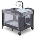 thumbnail image 5 of Delta Children LX Deluxe Portable Baby Play Yard With Removable Bassinet and Changing Table, Eclipse, 5 of 11