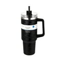 thumbnail image 3 of Mainstays 40oz Black Diamond Pattern Tumbler Stainless Steel Double Wall, 3 of 5
