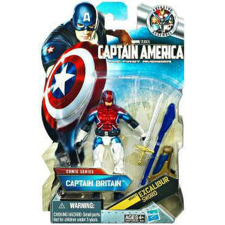 Captain America Comic Series Captain Britain Action Figure
